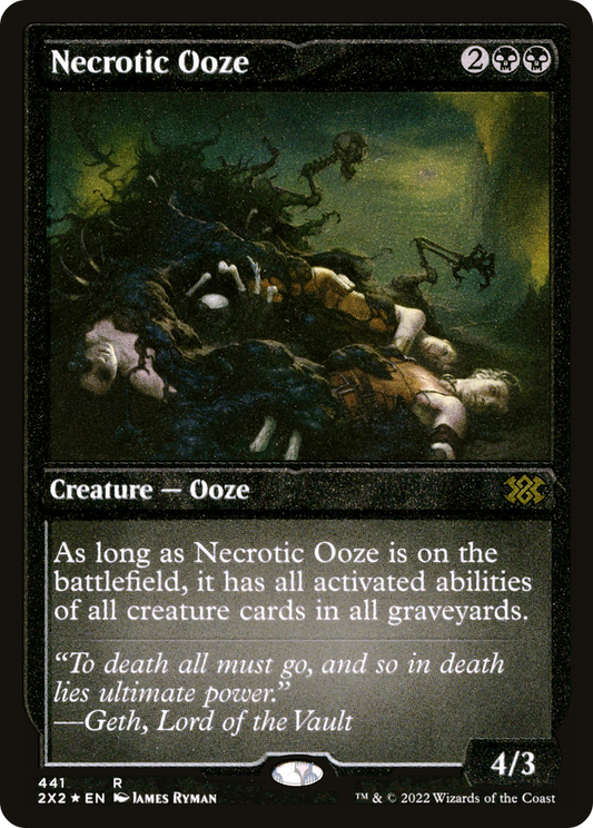 Necrotic Ooze (2X2-441) (Etched Foil)