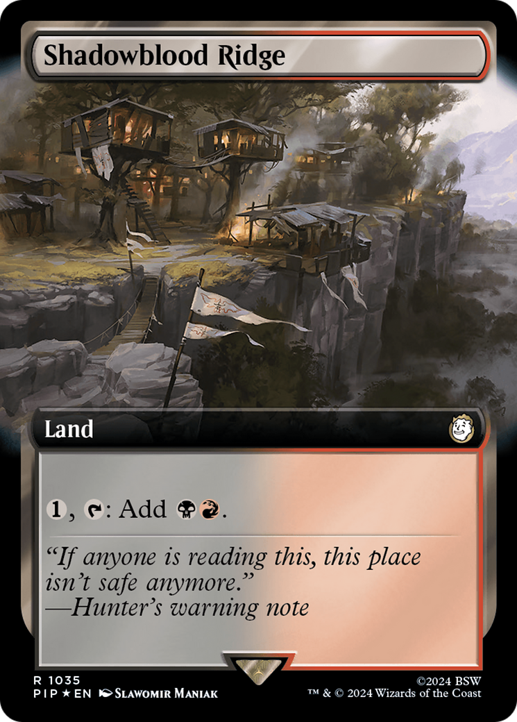Shadowblood Ridge (PIP-1035) (Extended Art) (Surge Foil)