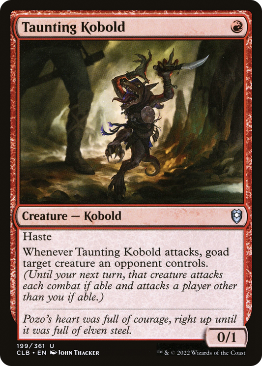 Taunting Kobold (CLB-199) (Foil)