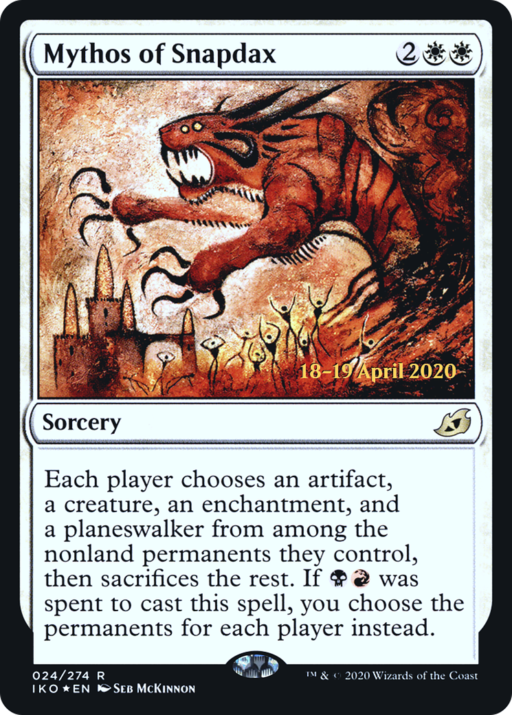 Mythos of Snapdax (PRE-24S) (Foil)