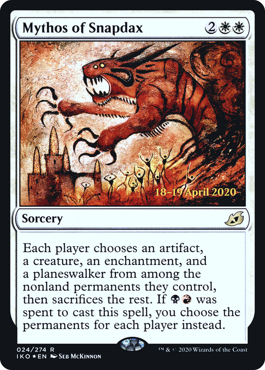 Mythos of Snapdax (PRE-24S) (Foil)