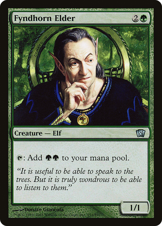 Fyndhorn Elder (8ED-251★) (Foil)