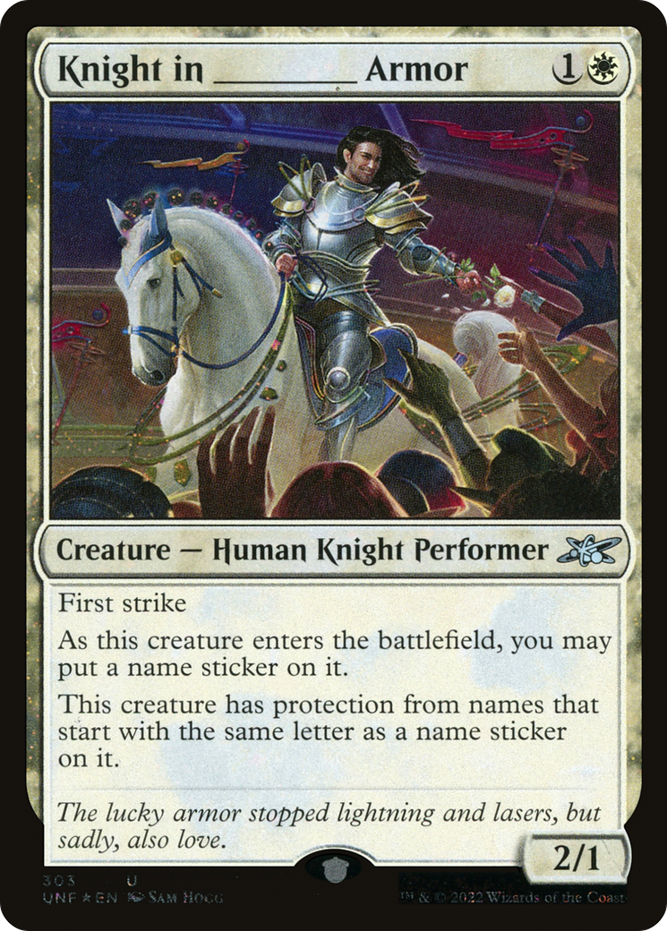 Knight in _____ Armor (UNF-303) (Galaxy Foil)