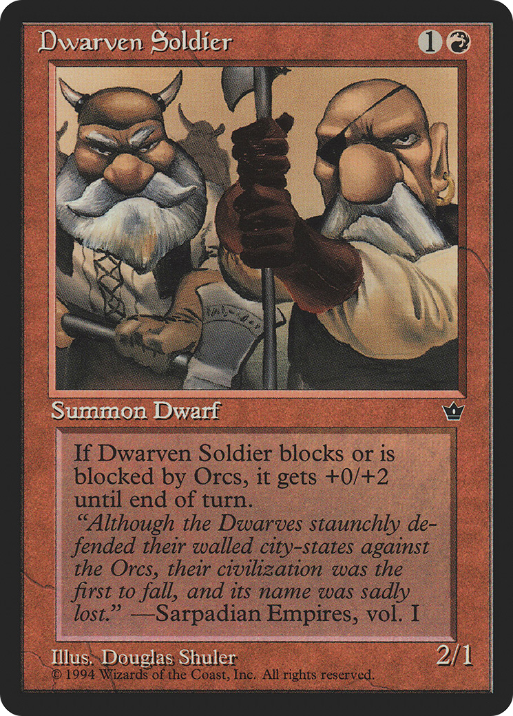 Dwarven Soldier (FEM-53C)