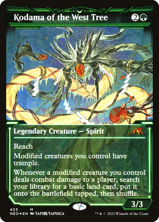 Kodama of the West Tree (NEO-423) (Showcase) (Etched Foil)