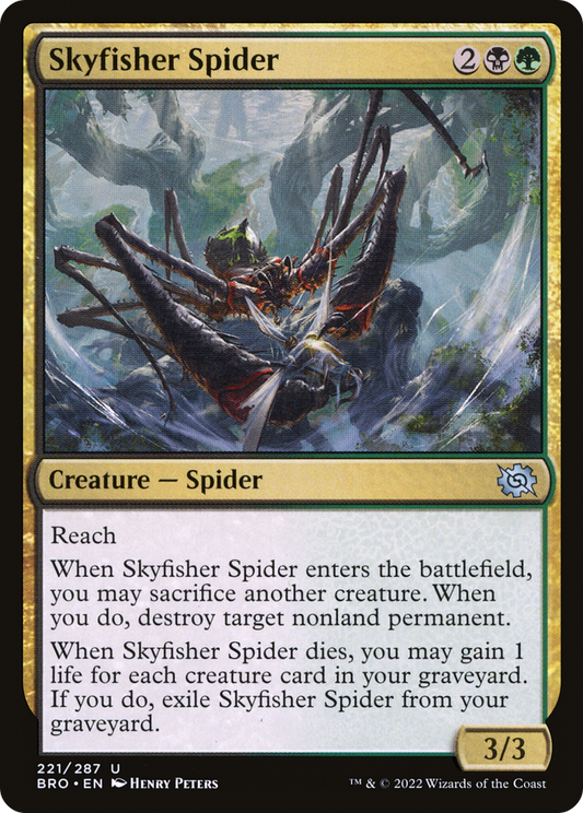 Skyfisher Spider (BRO-221) (Foil)