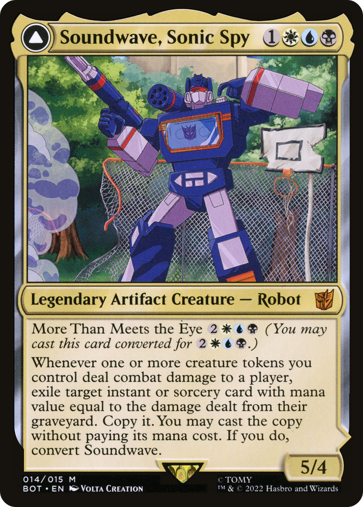 Soundwave, Sonic Spy // Soundwave, Superior Captain (BOT-014)