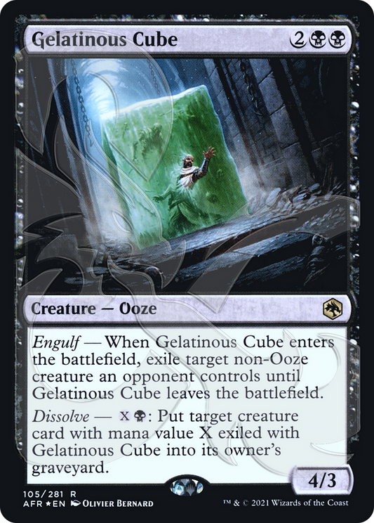 Gelatinous Cube (AFR&-105A) (Foil)