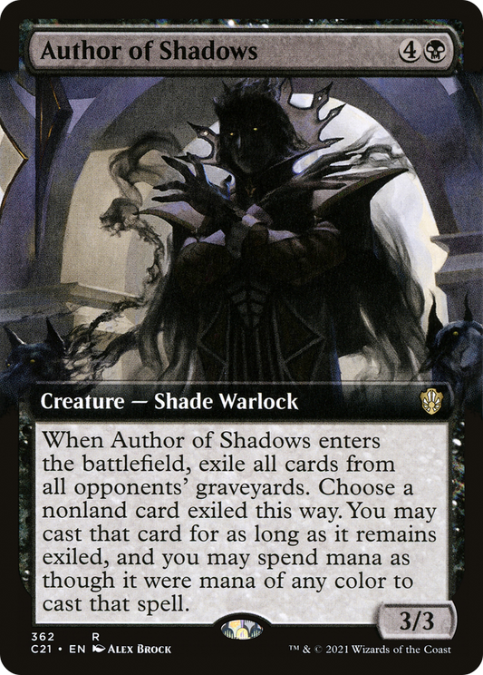 Author of Shadows (C21-362) (Extended Art)