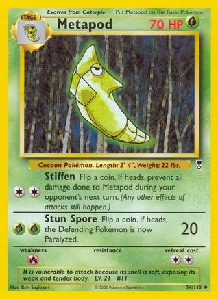 Metapod (LC-054) (Reverse Holofoil)