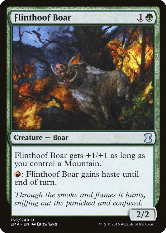 Flinthoof Boar (EMA-166) (Foil)