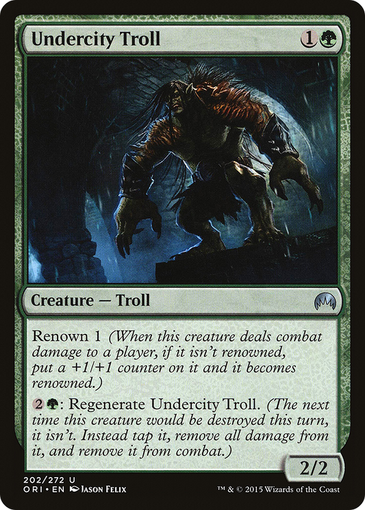 Undercity Troll (ORI-202) (Foil)