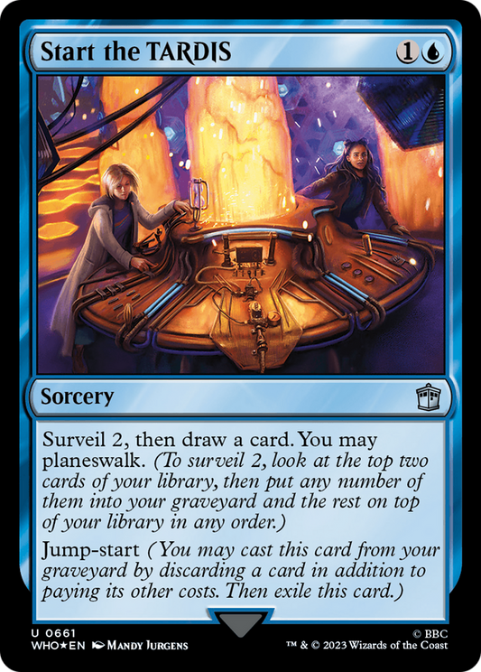 Start the TARDIS (WHO-661) (Surge Foil)