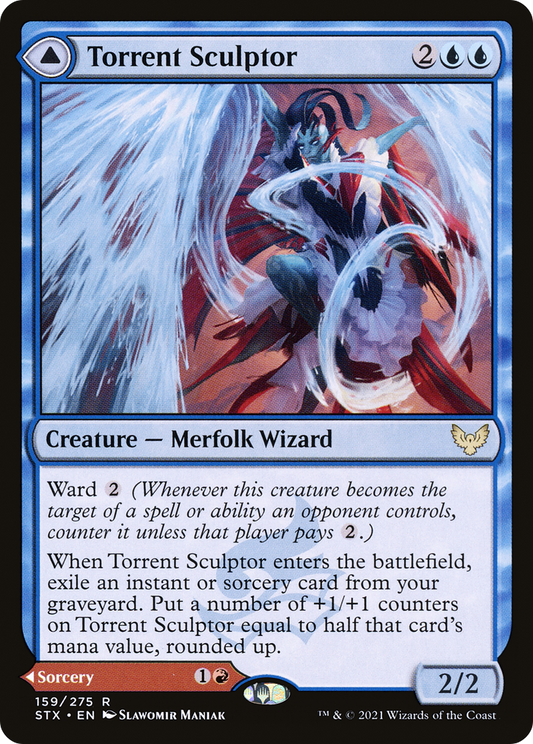 Torrent Sculptor // Flamethrower Sonata (STX-159) (Foil)