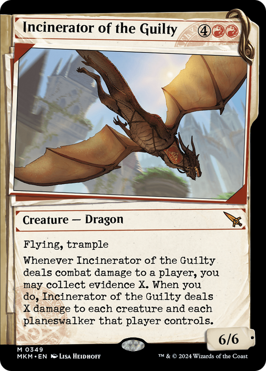 Incinerator of the Guilty (MKM-349) (Showcase) (Foil)