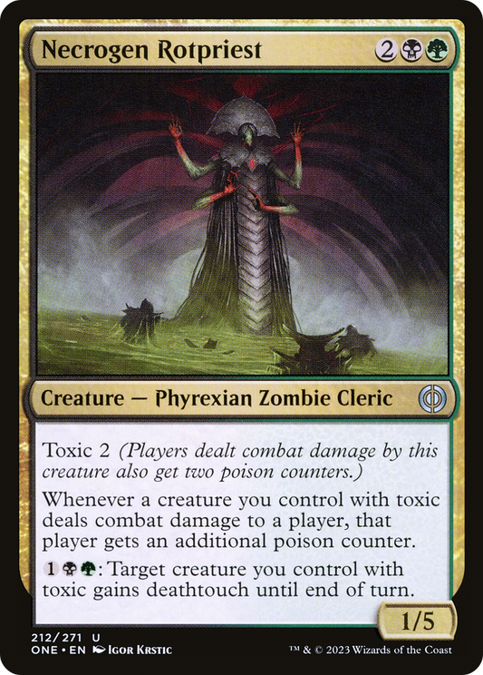 Necrogen Rotpriest (ONE-212) (Foil)