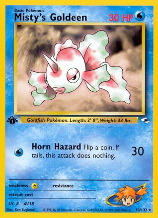 Misty's Goldeen (30) (G1-030) (1st Edition)