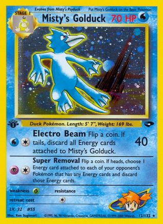 Misty's Golduck (G2-012) (1st Edition Holofoil)