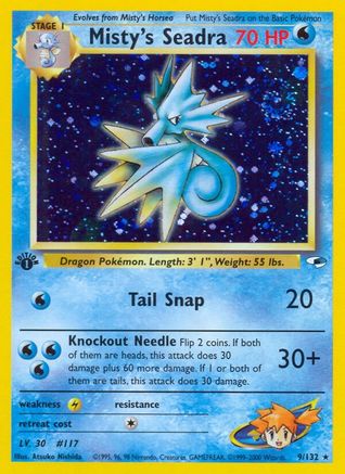 Misty's Seadra (G1-009) (1st Edition Holofoil)