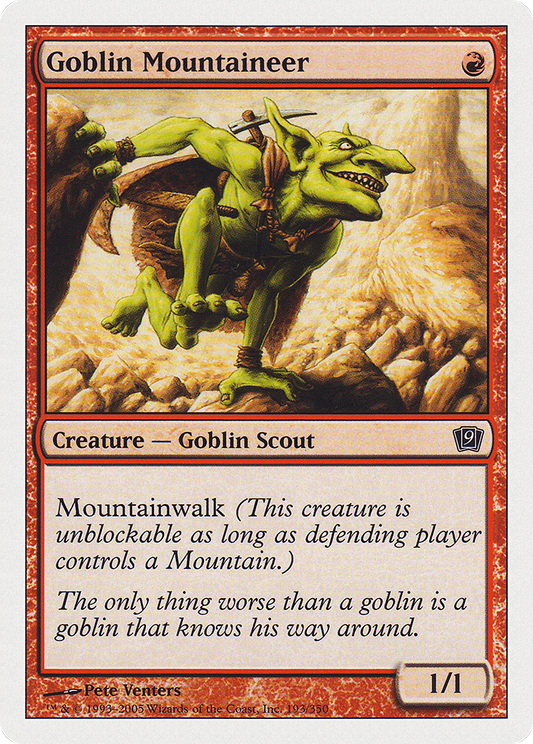 Goblin Mountaineer (9ED-193)