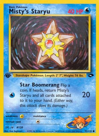 Misty's Staryu (G2-092) (Unlimited)