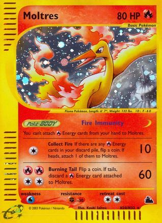 Moltres (H20) (SK-H20) (Holofoil)