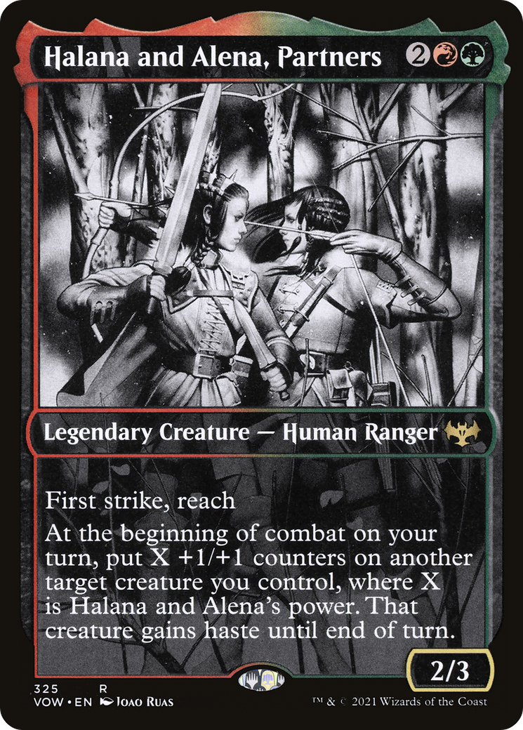 Halana and Alena, Partners (VOW-325) (Showcase) (Foil)