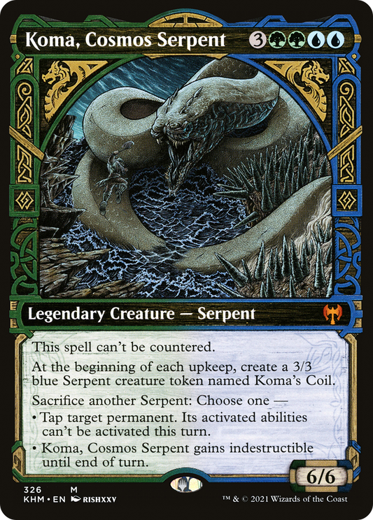 Koma, Cosmos Serpent (KHM-326) (Showcase)