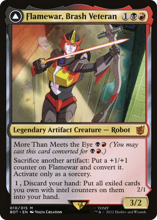 Flamewar, Brash Veteran // Flamewar, Streetwise Operative (BOT-010)