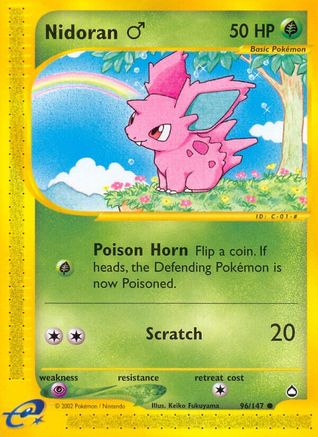 Nidoran M (AQ-096) (Reverse Holofoil)