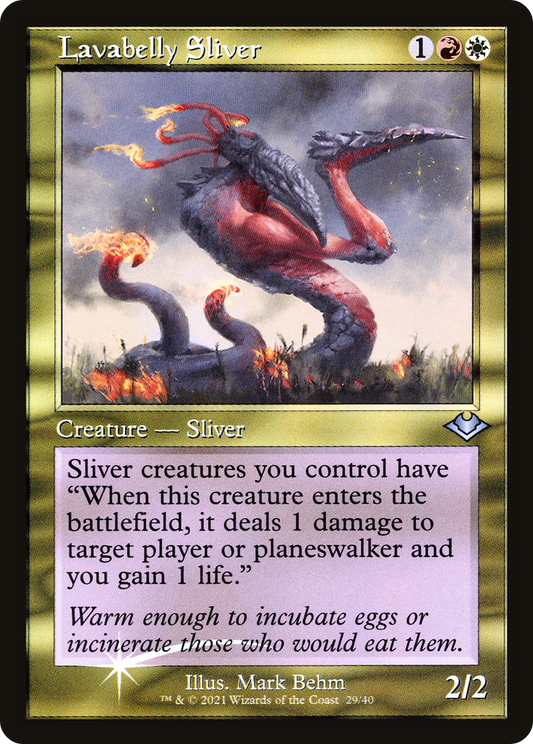 Lavabelly Sliver (MH1-029) (Etched Foil)