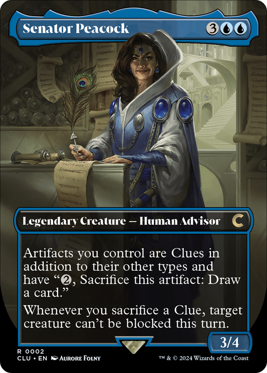 Senator Peacock (CLU-002) (Borderless)
