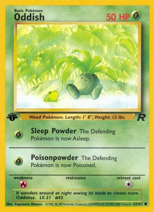 Oddish (TR-063) (1st Edition)