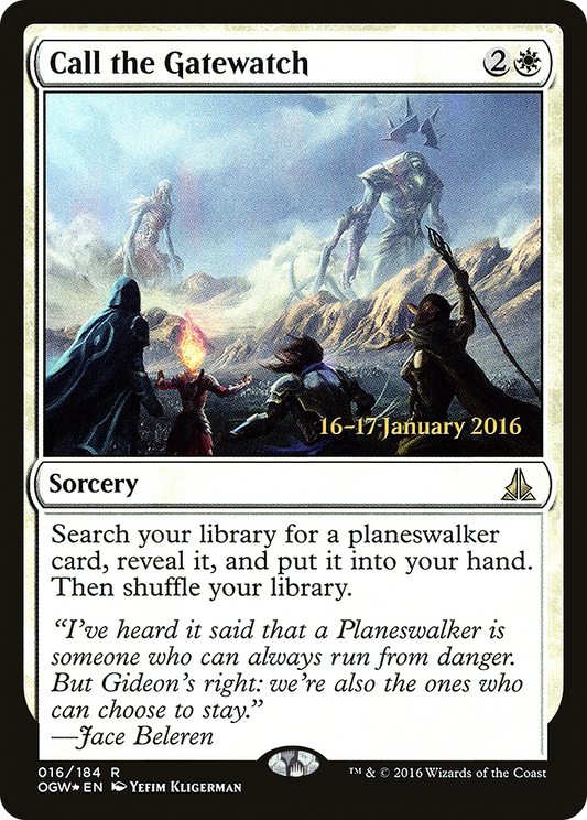Call the Gatewatch (PRE-16S) (Foil)