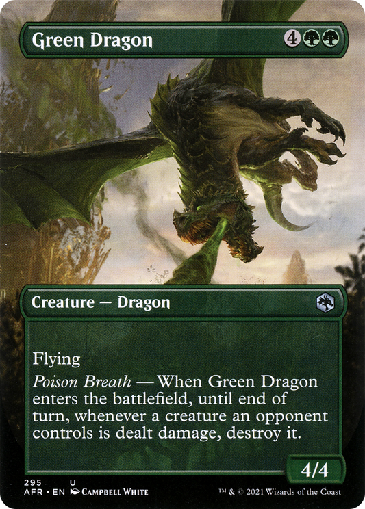 Green Dragon (AFR-295) (Borderless) (Foil)