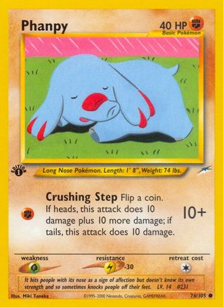 Phanpy (N4-076) (1st Edition)