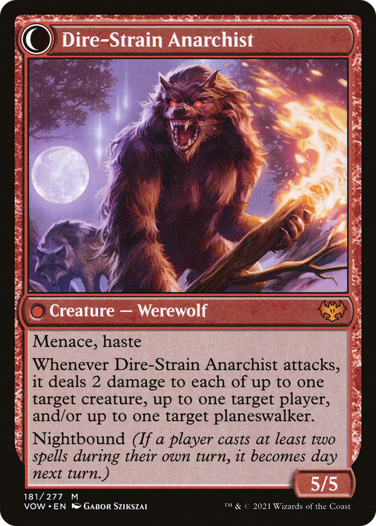 Volatile Arsonist // Dire-Strain Anarchist (VOW-181) (Foil)
