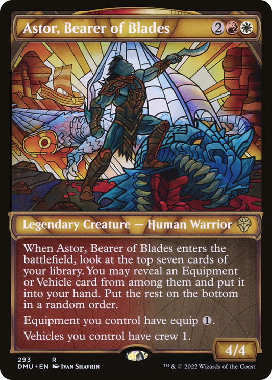Astor, Bearer of Blades (DMU-293) (Showcase) (Foil)