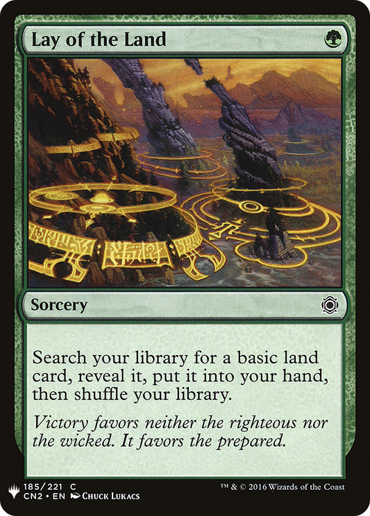 Lay of the Land (LIST-CN2-185)