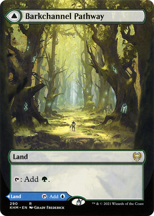 Barkchannel Pathway // Tidechannel Pathway (KHM-290) (Showcase) (Borderless)