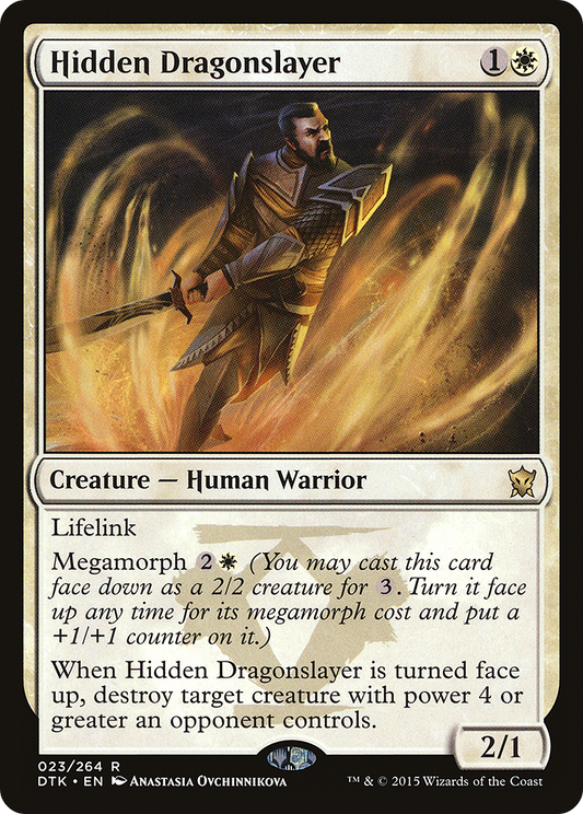 Hidden Dragonslayer (DTK-023) (Foil)