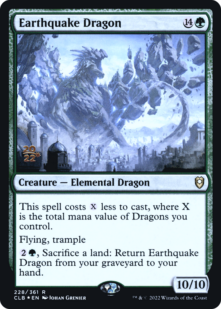 Earthquake Dragon (PRE-228S) (Foil)