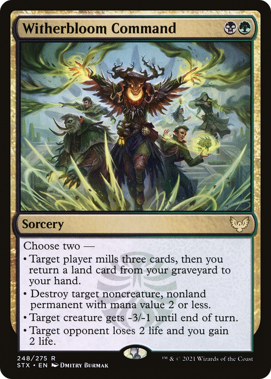 Witherbloom Command (STX-248) (Foil)