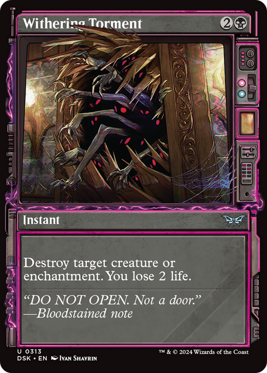 Withering Torment (DSK-313) (Showcase) (Foil)