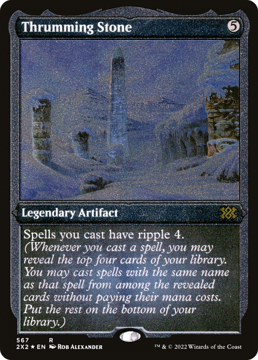 Thrumming Stone (2X2-567) (Etched Foil)