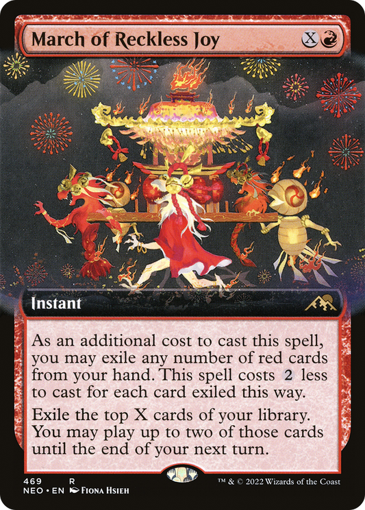 March of Reckless Joy (NEO-469) (Extended Art) (Foil)
