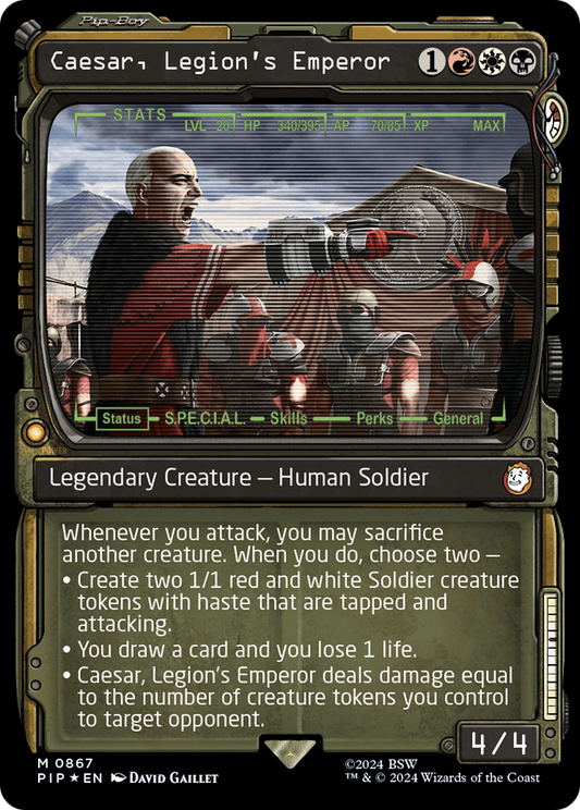 Caesar, Legion's Emperor (PIP-867) (Showcase) (Surge Foil)