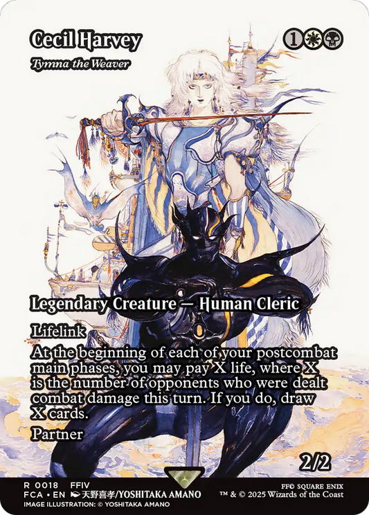 Cecil Harvey / Tymna the Weaver (FCA-018) (Borderless) (Foil)