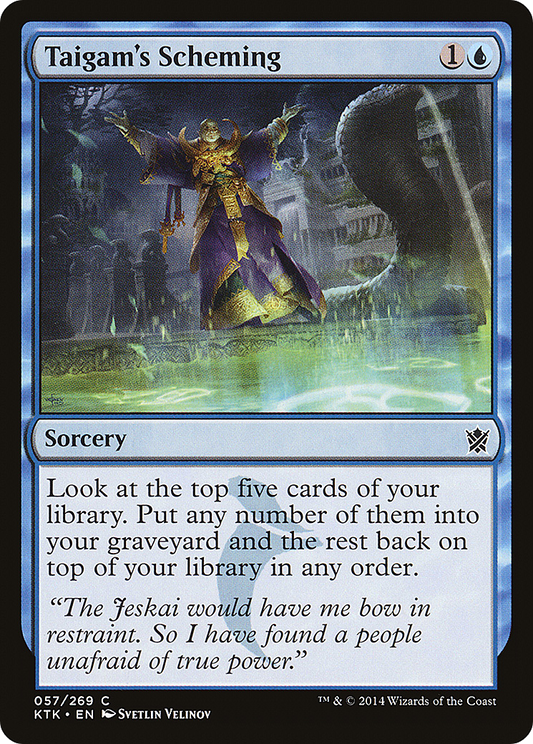 Taigam's Scheming (KTK-057) (Foil)