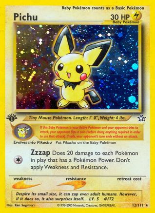 Pichu (N1-012) (Unlimited Holofoil)